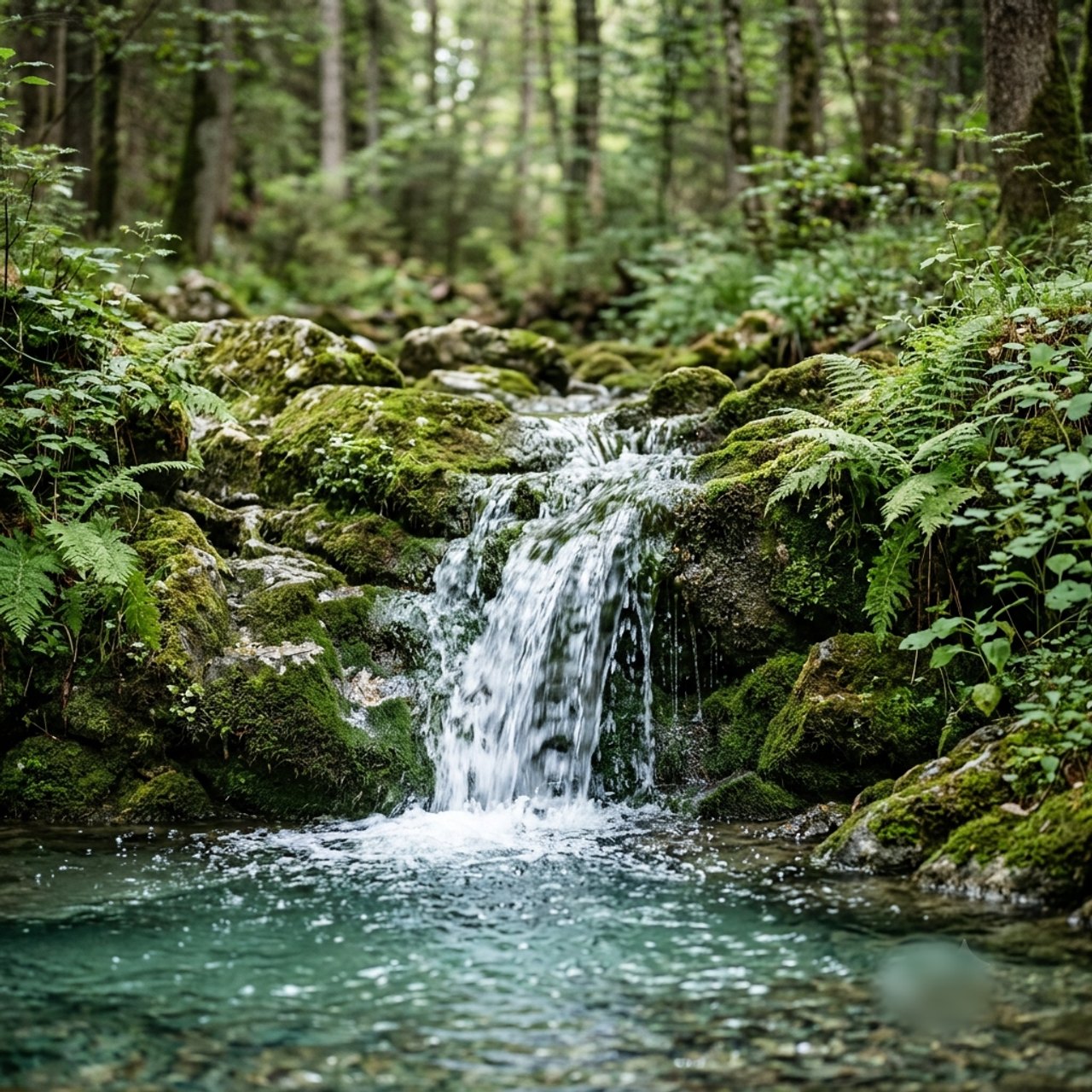 Forest Waterfall